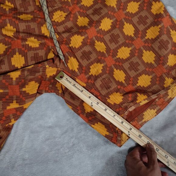 Patagonia Geometric Pattern Board Shorts Mens 35 8” Swim Beach Outdoors Brown - Picture 8 of 9